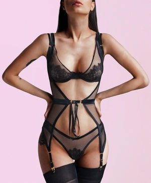 MAD LOVE Three-Piece Body Suspender Set
